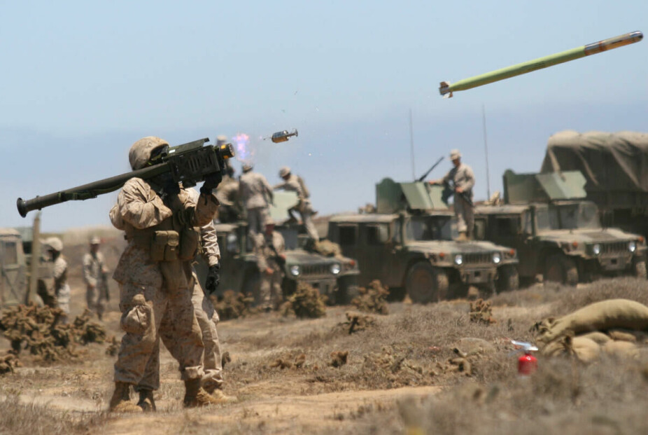 «GAME­CHANGER»: En amerikansk marine­infanterist avfyrer et Stinger-­missil under en øvelse.