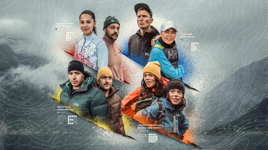 71 GRADER NORD - TEAM: Årets deltakere er Frank Løke, Rikke Isaksen, Johanne Thybo Hansen, Kristine Thybo Hansen, Anders Myrvold, Martin Ylven, Jorun Stiansen og Alejandro Fuentes.