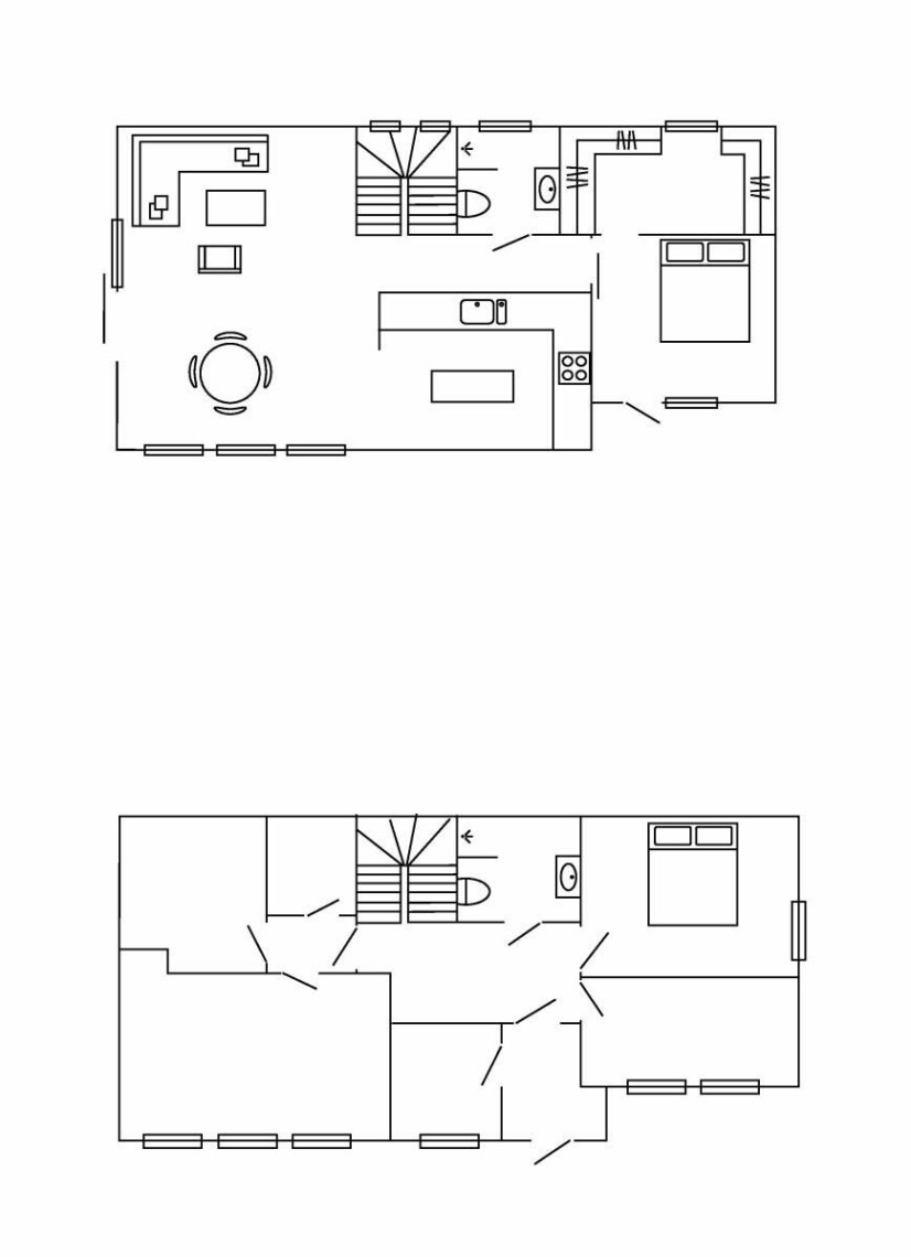 I dag fremstrå huset åpent, lyst og moderne