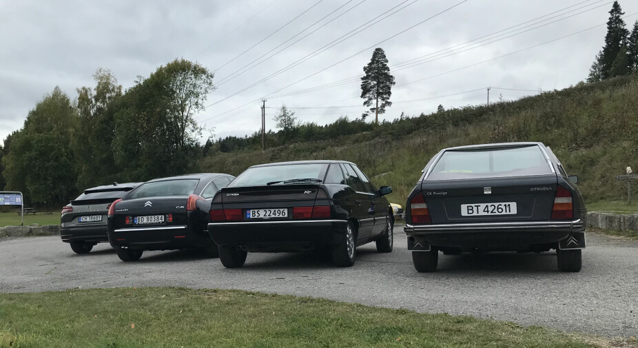 FRANSK FINESSE: Fra venstre: Citroën C5 X, C6, XM