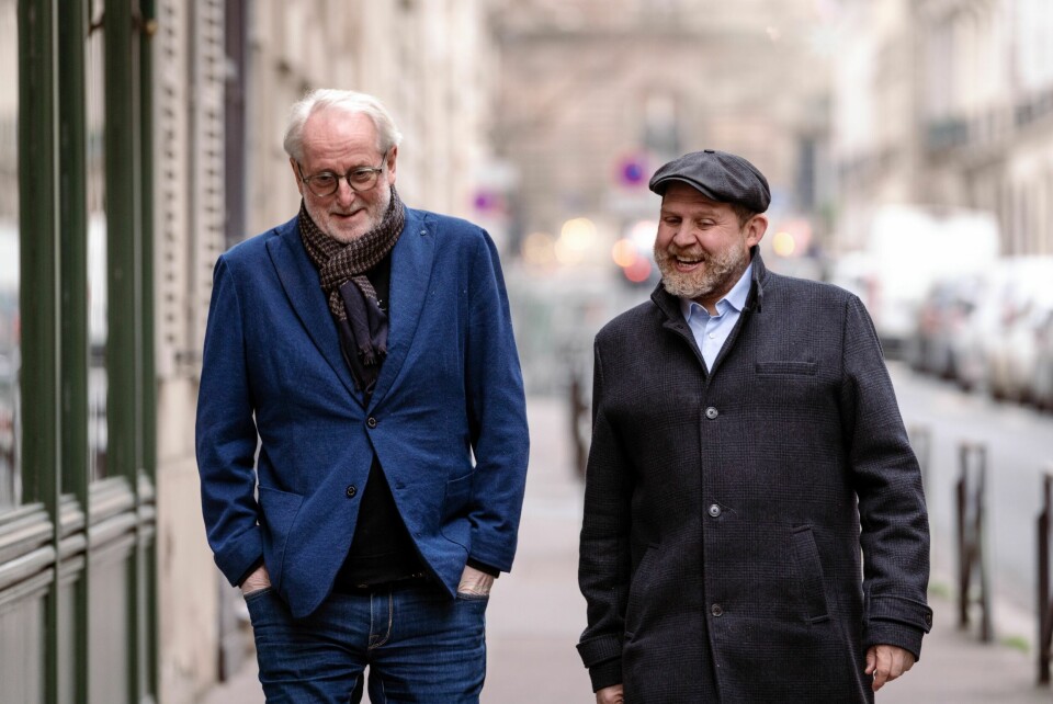 GODE SAMTALER: Den gode kjemien mellom Eyvind og Truls er åpenbar. De koser seg stort sett sammen.