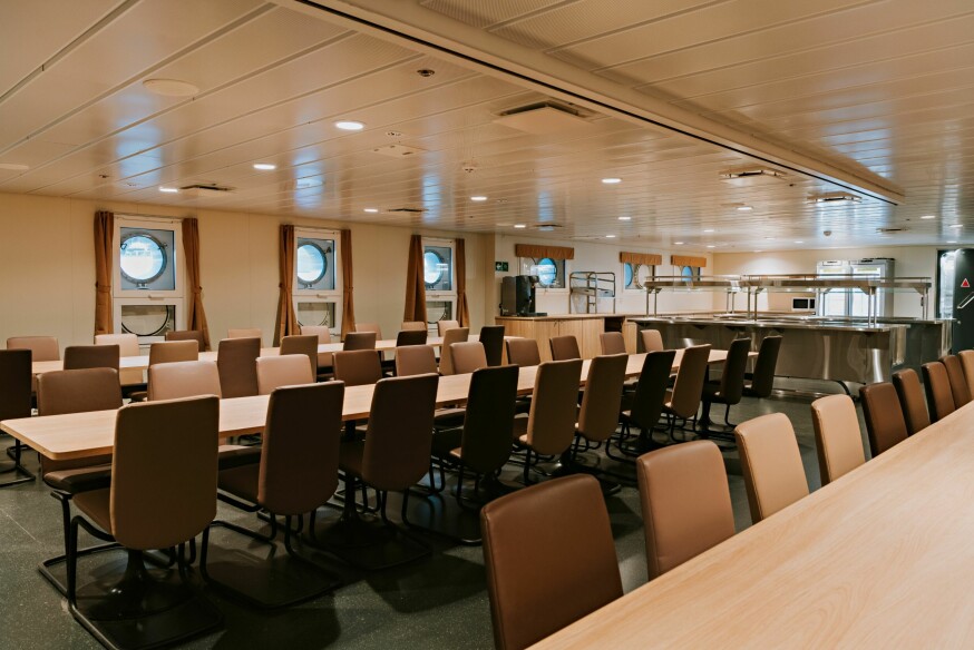 MESSE: Sildekakene og lungemosen kan inntas i behagelige omgivelser.