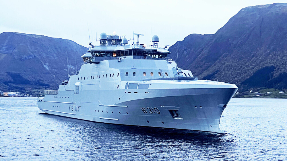 <b>FØRST UTE:</b> KV «Jan Mayen» er det første av tre nye kystvakt­fartøyer. 