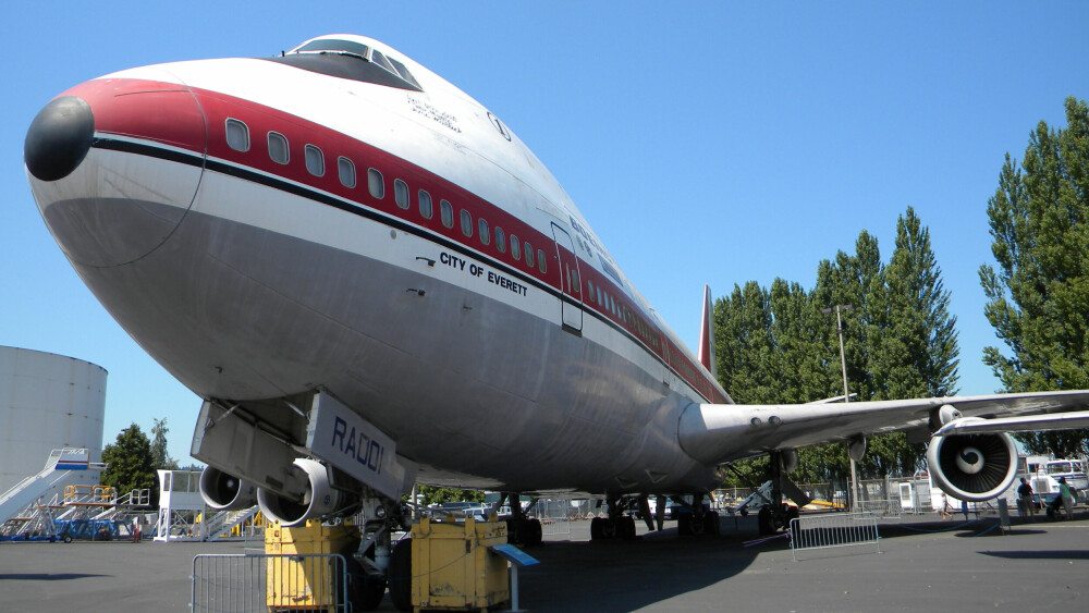 <b>MUSEUM:</b> På Boeing-museet i Seattle er det mulig å komme ombord i 747–100 City of Everett.