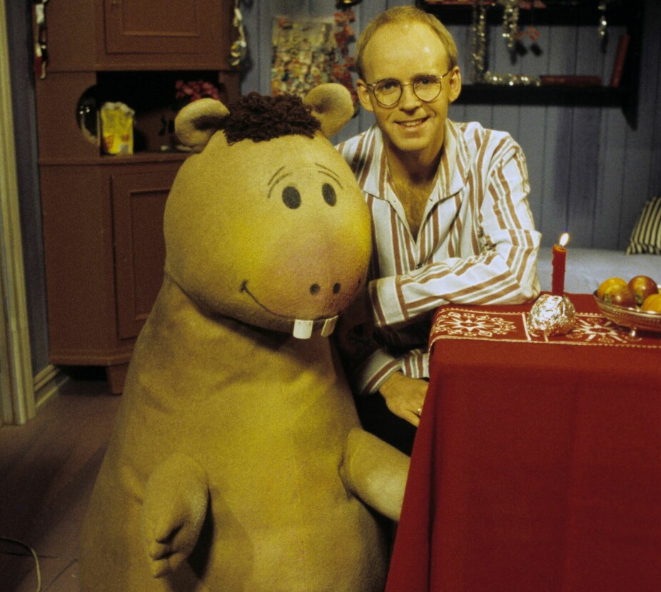 <b>FLODE OG TROND-VIGGO: </b>Trond Viggo startet som programvert i NRK i 1974 og gikk snart over til å lage TV for barn.