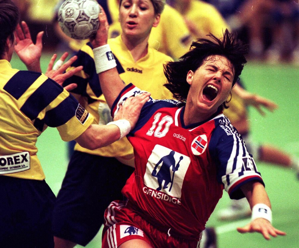 <b>VERDENS BESTE:</b> Trine spilte på det norske håndballandslaget fra 1984 til 2000. i 1998 ble hun kåret til verdens beste håndballspiller.