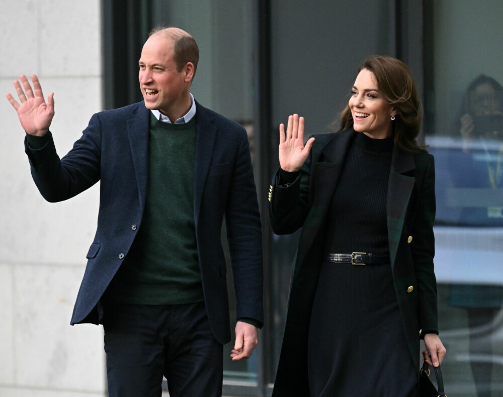 <b>WILLIAM OG KATE:</b> Prins William og prinsesse Kate var i toppform under sitt besøk på Royal Liverpool University Hospital.