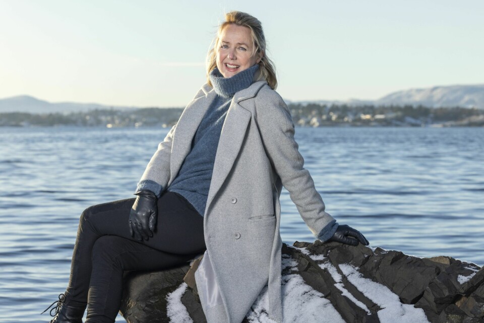 PÅ GAMLE TRAKTER: Marit tilbake på Bygdøy, der hun i 1988 startet som tjener for en rik familie. – Jeg var en reser til å vaske, og det er jeg fortsatt! Hvis alt går åt skogen som skuespiller, så kan jeg starte et vaskebyrå, ler hun.