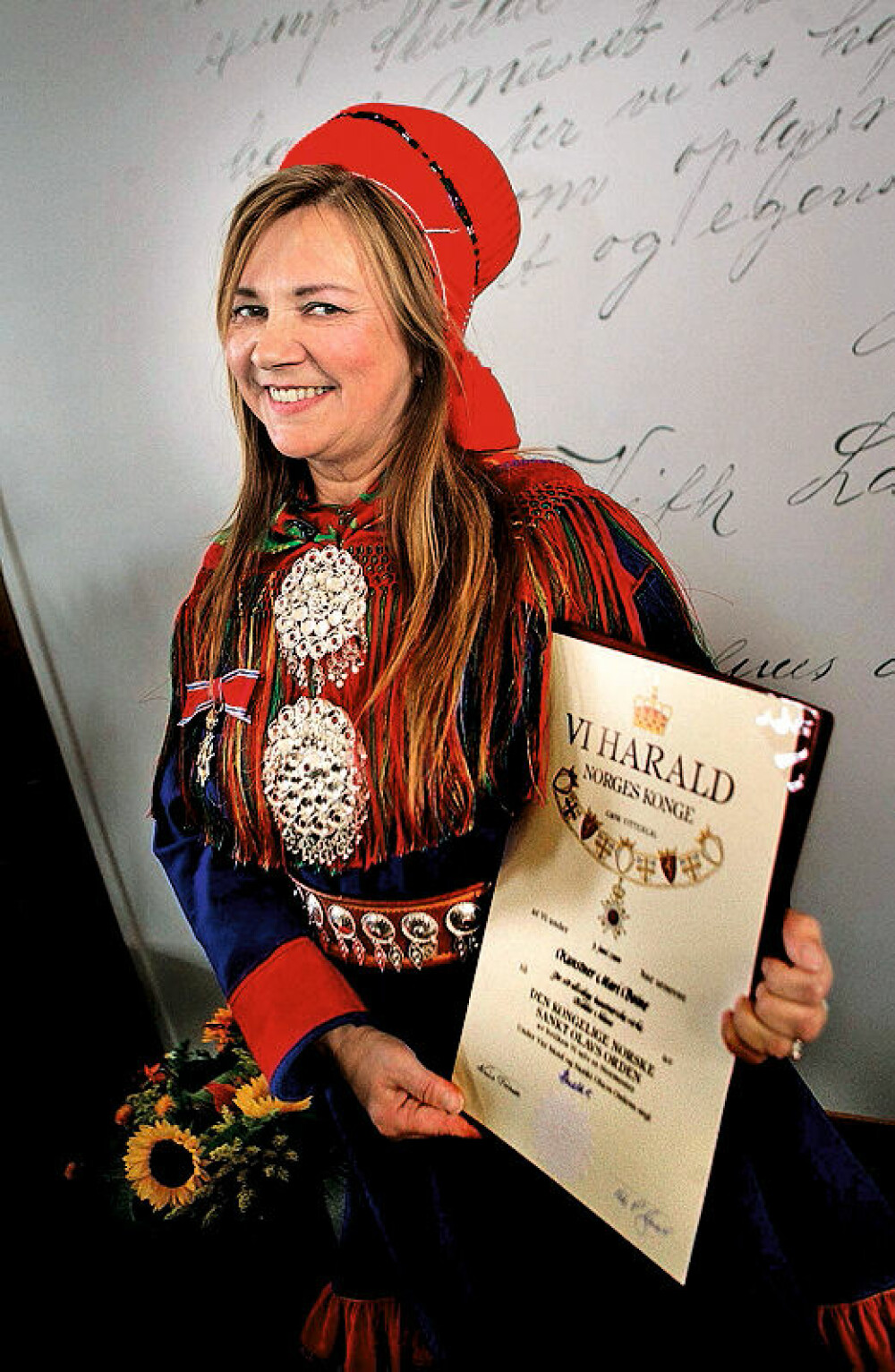 <b>RIDDER:</b> I 2009 ble Mari Boine utnevnt til St Olavs Orden – ridder av 1.klasse.