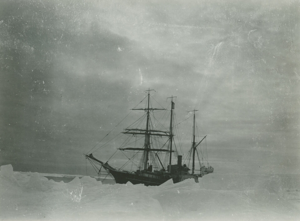 BYGGET I DRAMMEN: D/S «Antarctic» var en dampdrevet polarskute bygget på Holmen i 1871.