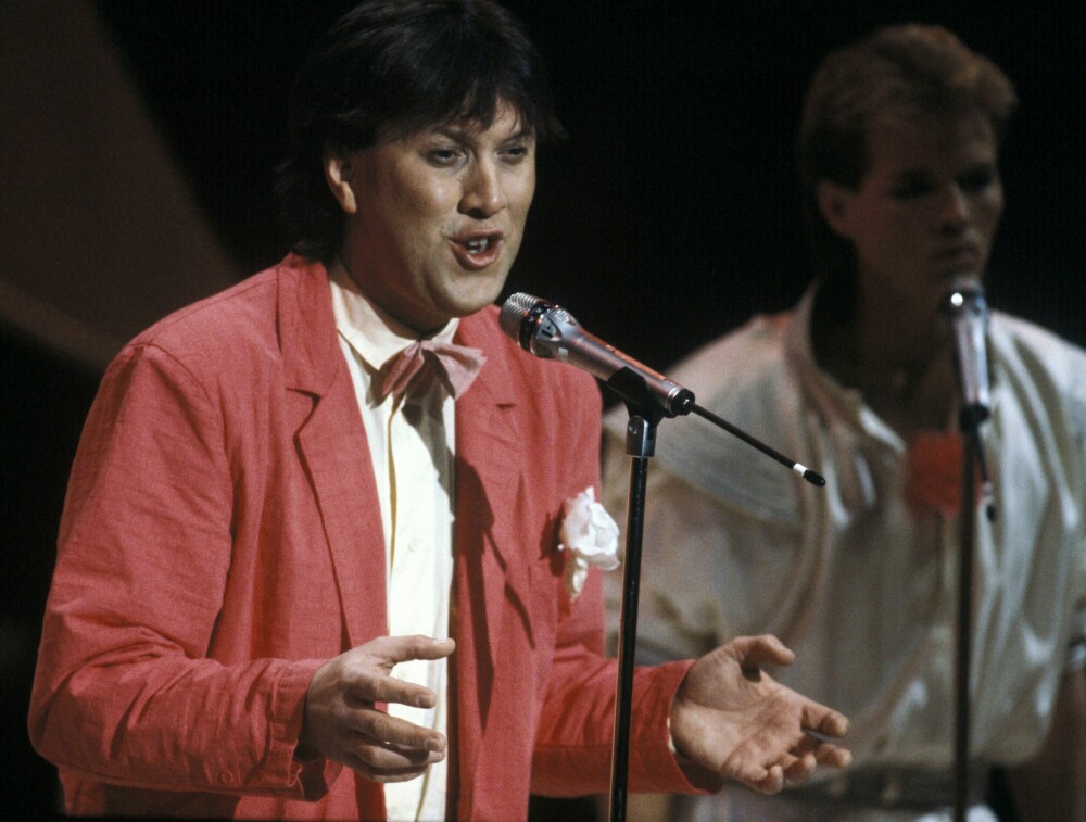 <b>DEN GANG DA:</b> Eidsvåg startet artistkarrieren i 1971. Her fra deltagelsen i Melodi Grand Prix i 1985, året da Bobbysocks vant. 