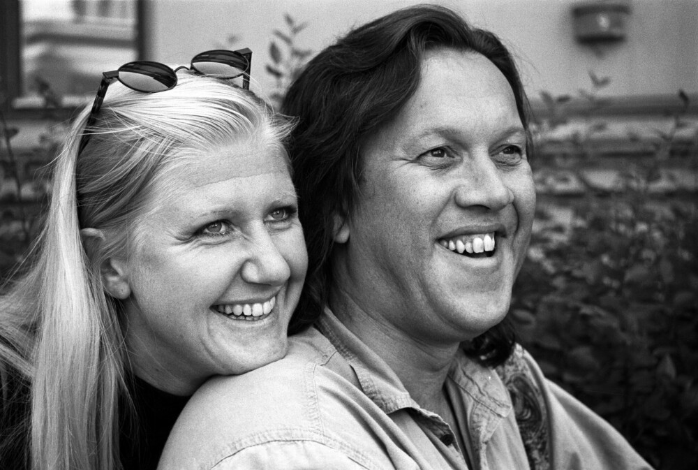 <b>ANNE GRETE PREUS:</b> Bjørn Eidsvåg har jobbet med mange kjente artister, og her er han sammen med Anne Grete Preus.