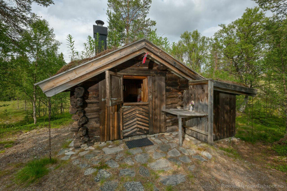 SKOGSBU: Eiebua i Tylldalen, Tynset, er en liten skogsbu med plass til to personer. Via inatur.no kan den leies for 350 kroner i døgnet.