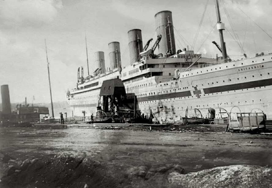 SØSTERSKIP: «Britannic».