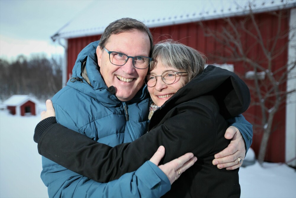 <b>GANSKE NYGIFTE:</b> Håkon og Ragnhild giftet seg i 2020. Paret vet at tiden renner ut for dem, og de passer på å nyte hvert sekund sammen.