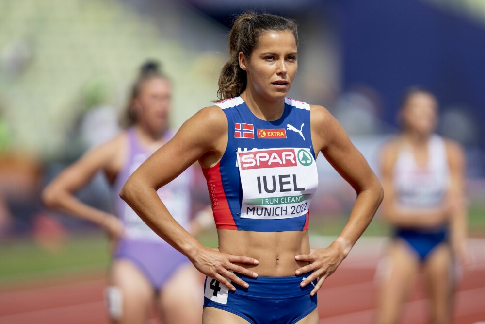 <b>AMALIE IUEL:</b> Amalie tok en imponerende femteplass i finalen i 400 meter hekk under EM i München.