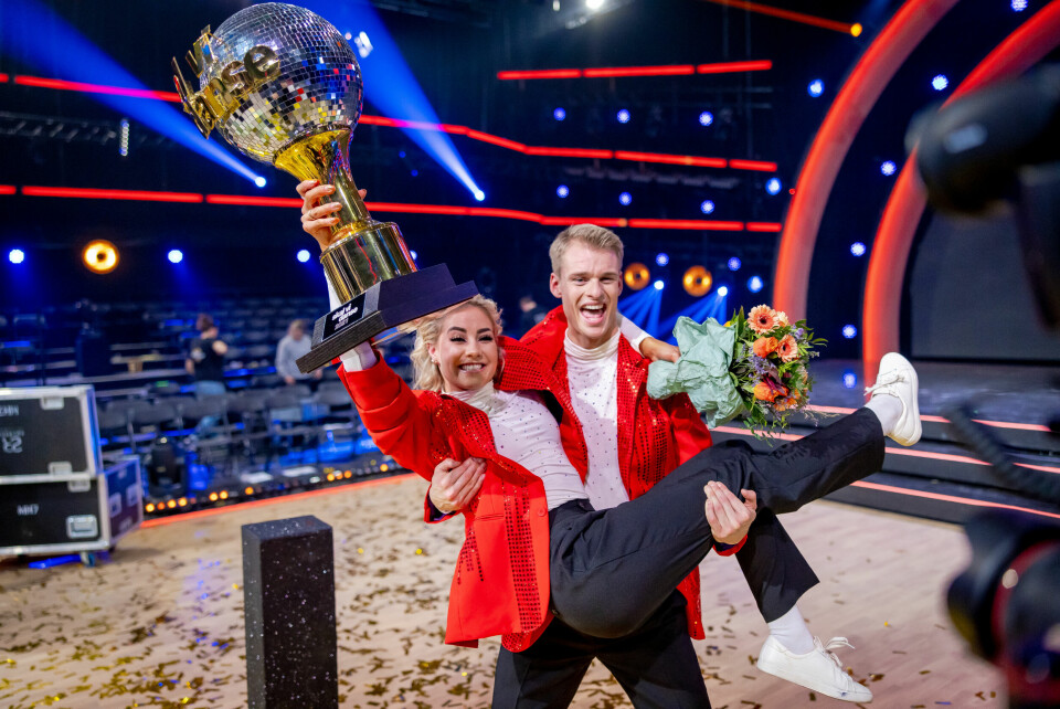 SKAL VI DANSE: I siste ordinære sesong gikk Simon Nitsche og dansepartneren Helene Spilling helt til topps i «Skal vi danse».