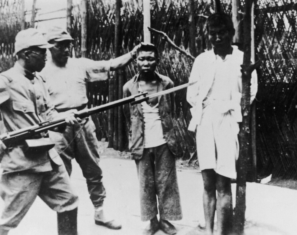 <b>EKSTREMT:</b> Bajonettrening, halshugging, voldtekt, medisinske eksperimenter. Det var ingen ende på torturen japanerne utsatte kineserne for. Bildet er fra 1937. 