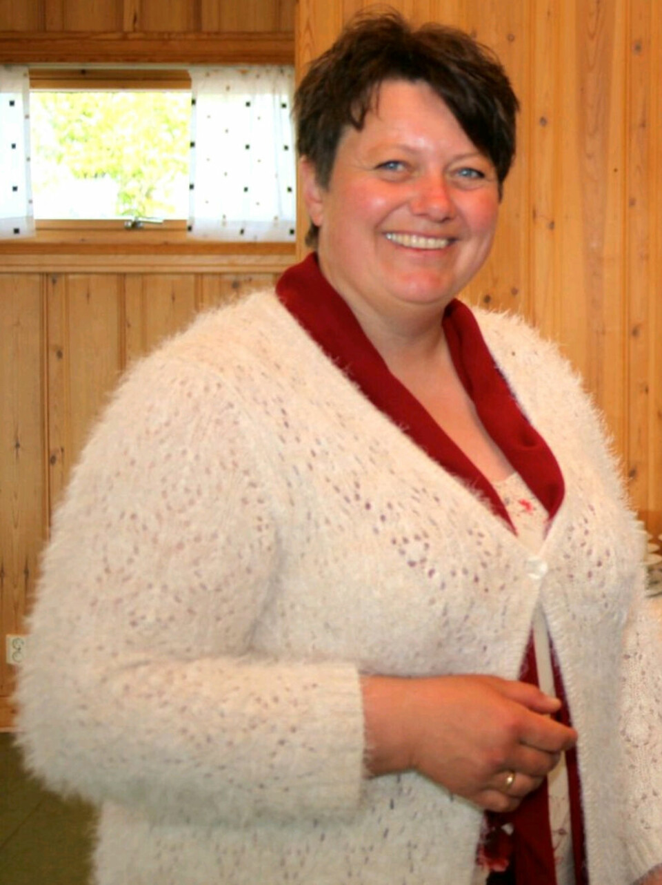 FØR: Vibeke sluttet å veie seg på et tidspunkt, men på det meste tror hun at hun veide over 130 kilo.