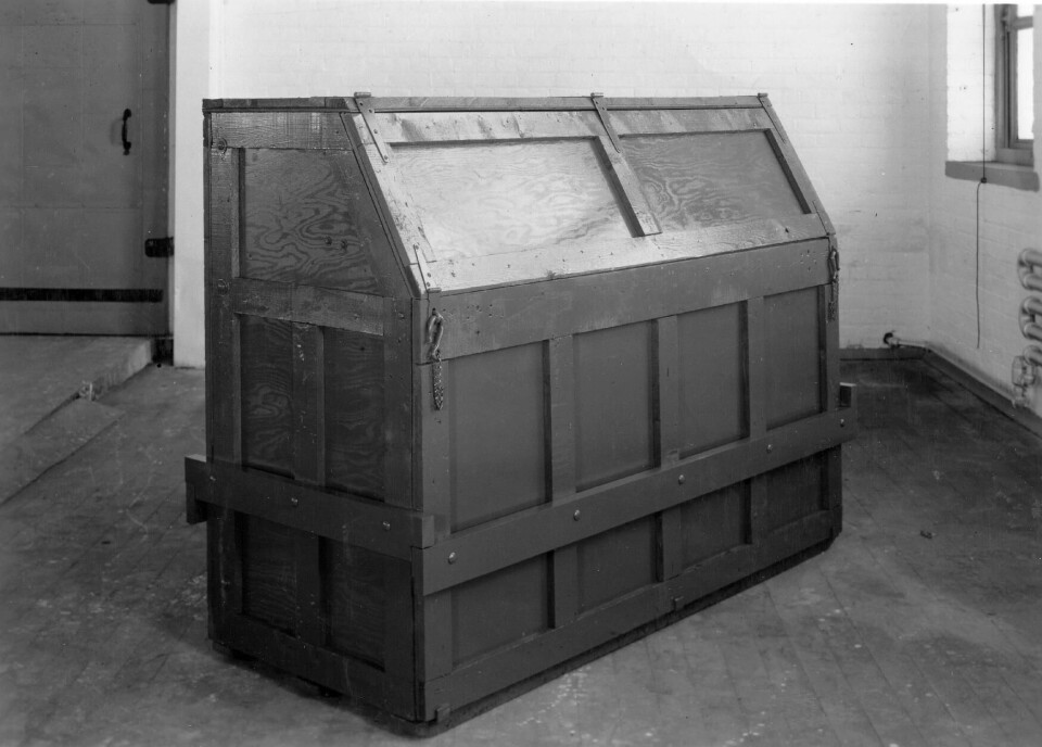 PIANO PER KASSE: En Victory Vertical klar til levering.