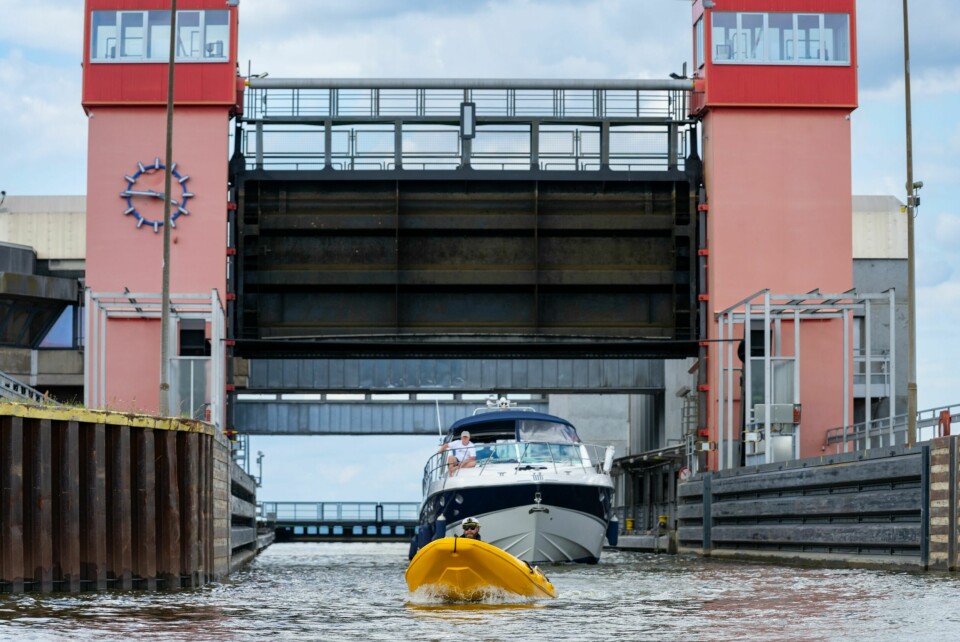 SLUSING: Schiffshebewerk Scharnebeck er et av de mest imponerende sluseanleggene i Tyskland.