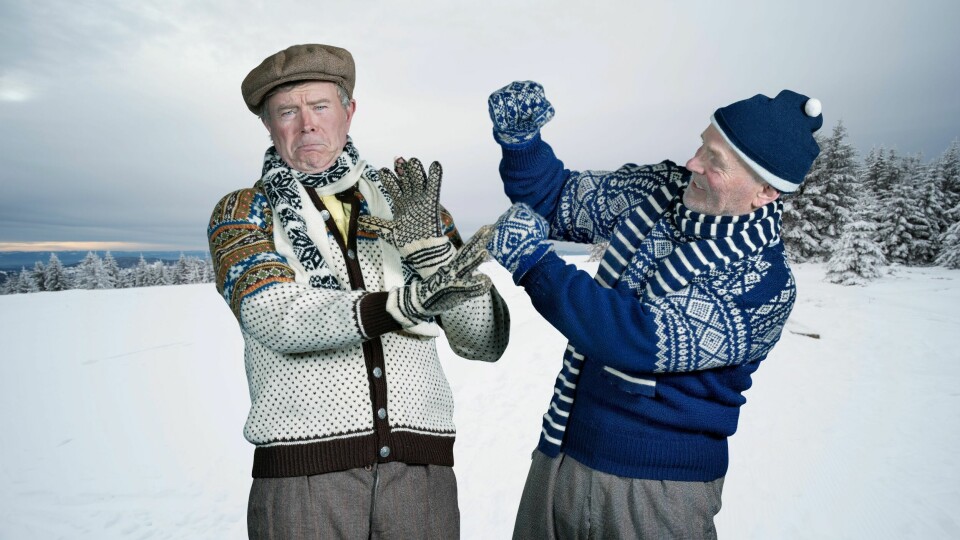 FAMILIE-TRADISJON: – Det er ikke jeg som skrur på TV-en og sier: «Nå skal pappa på TV!» Men familien ønsker gjerne å løse det sammen, så det har blitt en familietradisjon, forteller Øystein.