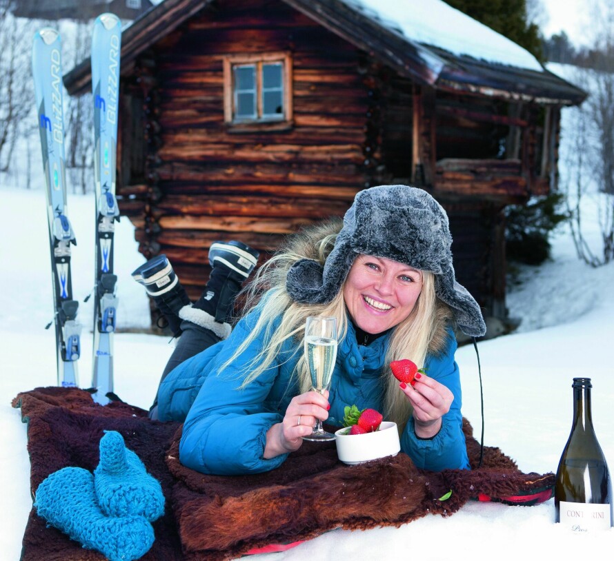 ELI KARI: Eli Kari Gjengedal forteller at hun liker å tilbringe påskeferien på fjellet, med både afterski og masse bobler.
