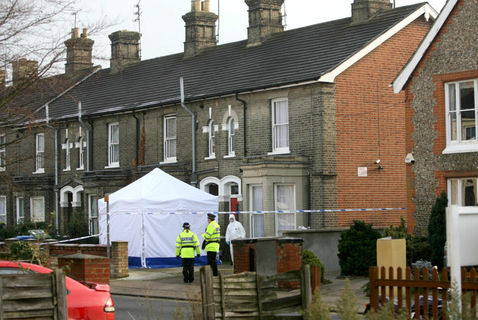 BASE I NABOLAGET: Fra leiligheten London Road i Ipswich opererte Steve Wright mens kona var på nattevakt.