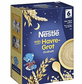 HAVREGRØT GODNATT: Fra Nestlé