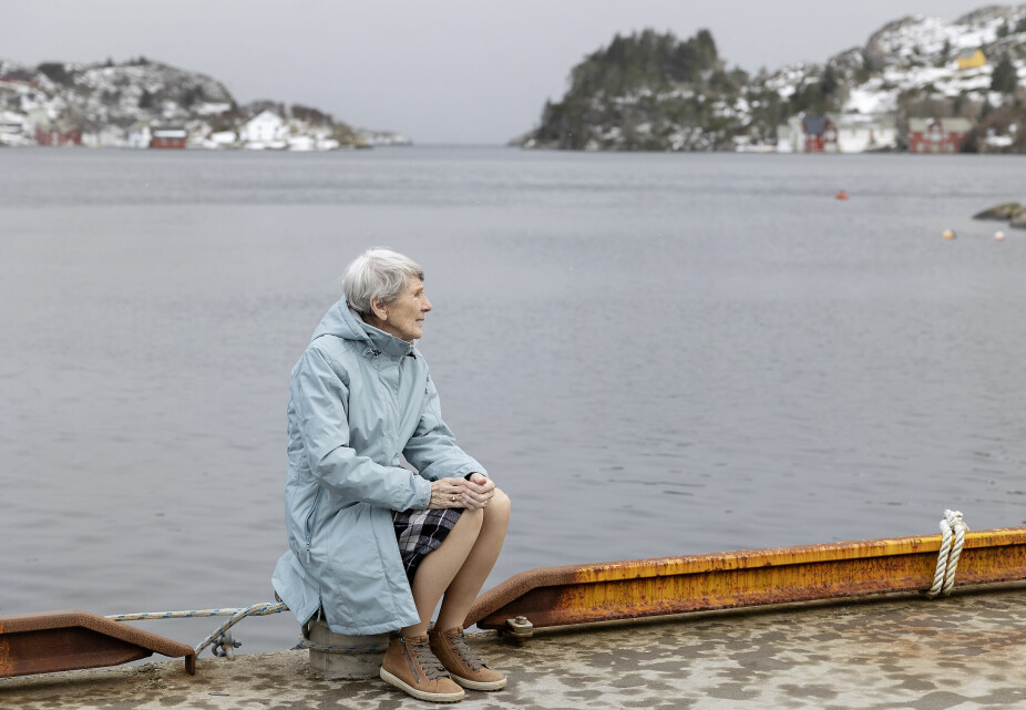 TIDSVITNE: Minda Telle Olsen (88) i Telavåg, Øygarden kommune