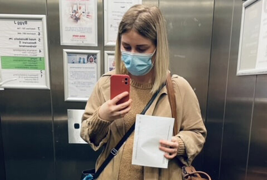 GOD OPPFØLGING: Celine er på vei til den halvårlige kontrollen ved Rikshospitalet våren-22.