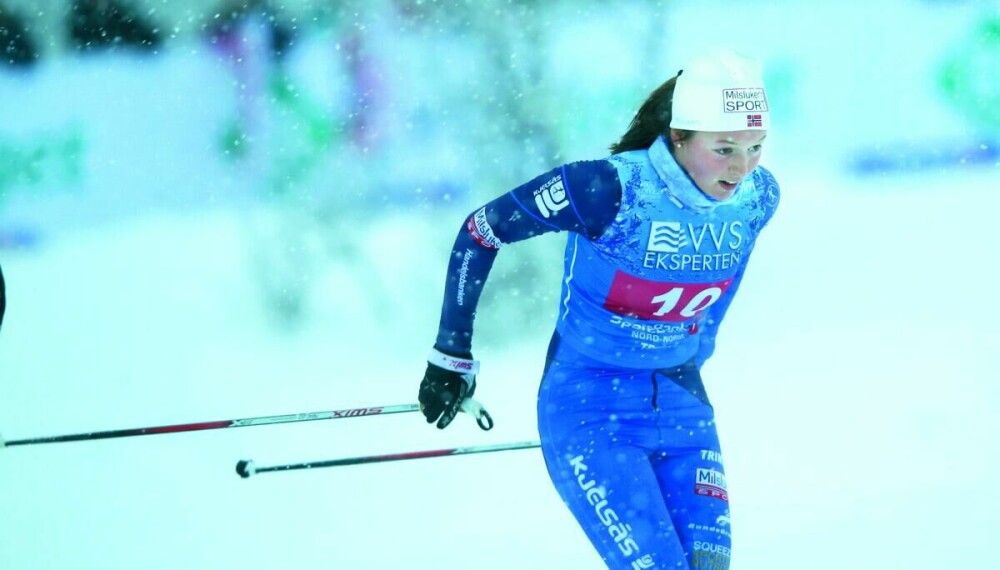<b>NORA ULVANG:</b> I januar tok Runa, Nora Sanness og Sigrid Leseth Føyen NM-gull på 3x5 kilometer stafett for Kjelsås IL