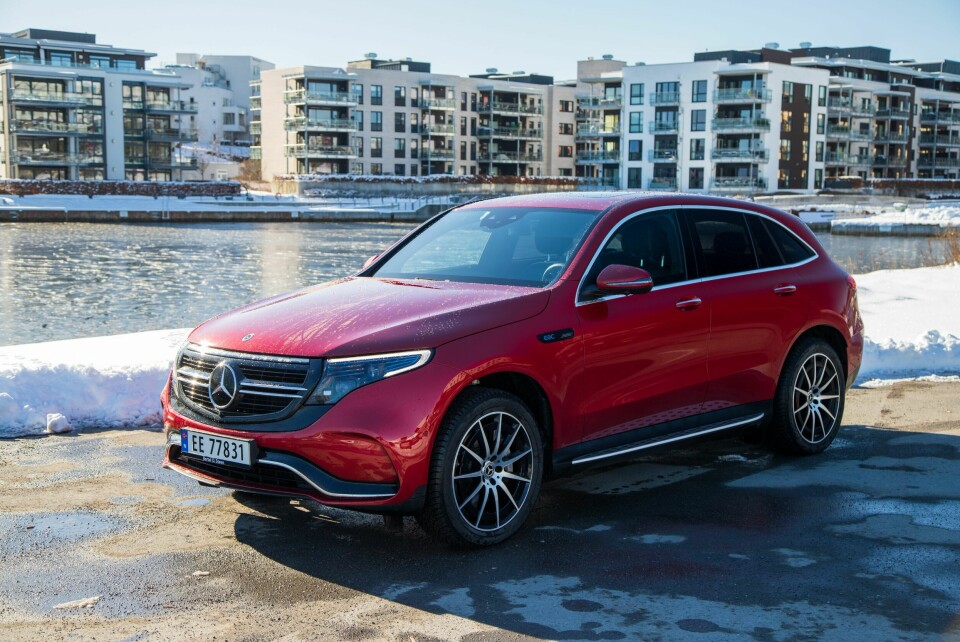 EQC:  Den første elektriske SUV-modellen fra Mercedes kom i 2019.