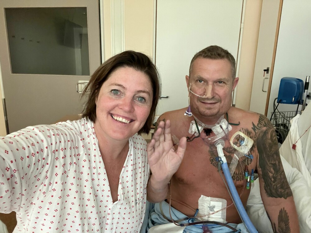 <b>LIVSGLEDEN:</b> Da Jan Tore våknet etter den vel ni timer lange operasjonen, var gleden over at han fremdeles var i live hva de først og fremst kjente på.