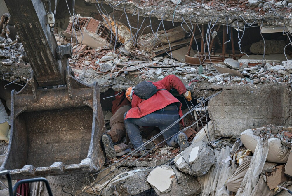 <b>FANT JORDSKJELVOFRE:</b> I februar med den minste utgaven av Xaver benyttet av hjelpemannskapene for å lokalisere og redde overlevende inne i ruinene etter jordskjelvet i Tyrkia.