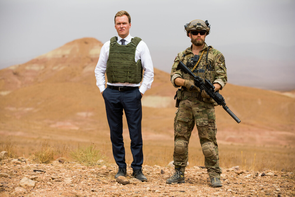 <b>NOBEL:</b> I 2016 ble «Nobel – fred for enhver pris» en populær serie på NRK. Aksel spilte rollen som løytnant Erling Riiser i Forsvarets spesialkommando i Afghanistan.