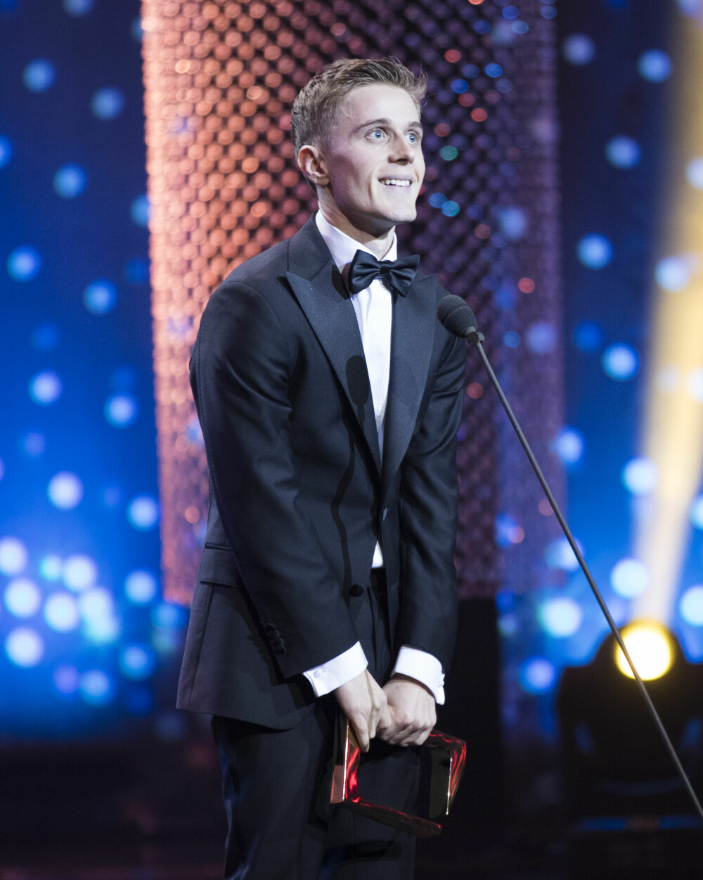 <b>AXEL BØYUM:</b> Som 23-åring ble Axel Bøyum tidenes yngste vinner av prisen beste mannlige skuespiller under «Gullruten». Prisen vant han for sin innsats i dramaserien «Heimebane» på NRK.