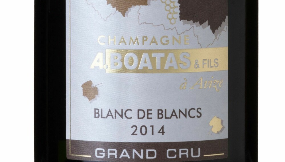 GODT KJØP: A. Boatas Champagne Grand Cru Blanc de Blancs 2014.