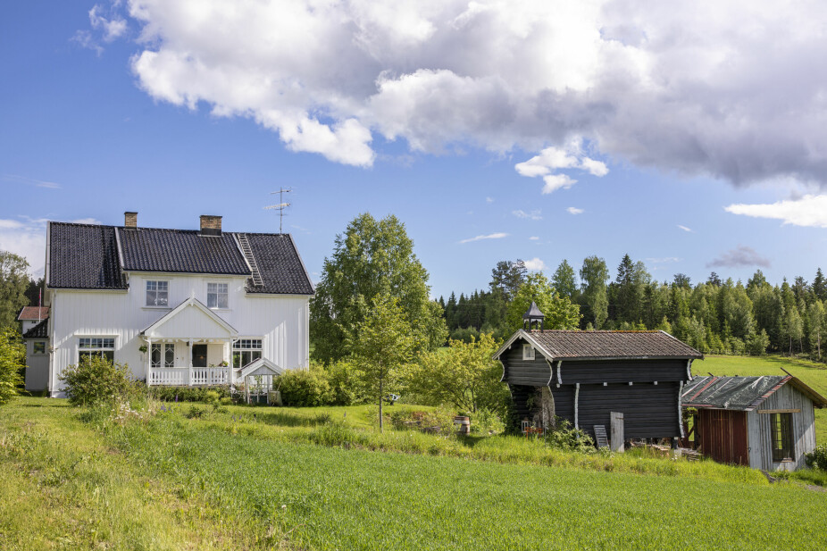 LILLESETH: Lilleseth hadde vært i samme familie i generasjoner før det ble solgt til Aud og Kai. I tillegg til hovedhuset fulgte det med et gammelt stabbur. Et oransjeri er under oppføring.