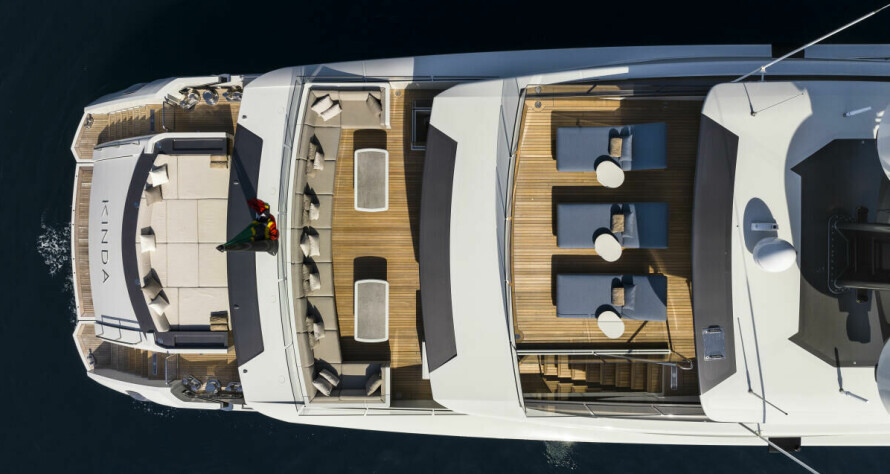 FLERE PLAN: Ulik innredning avhengig av hvilket dekk du er på. Beachclub helt nederst.