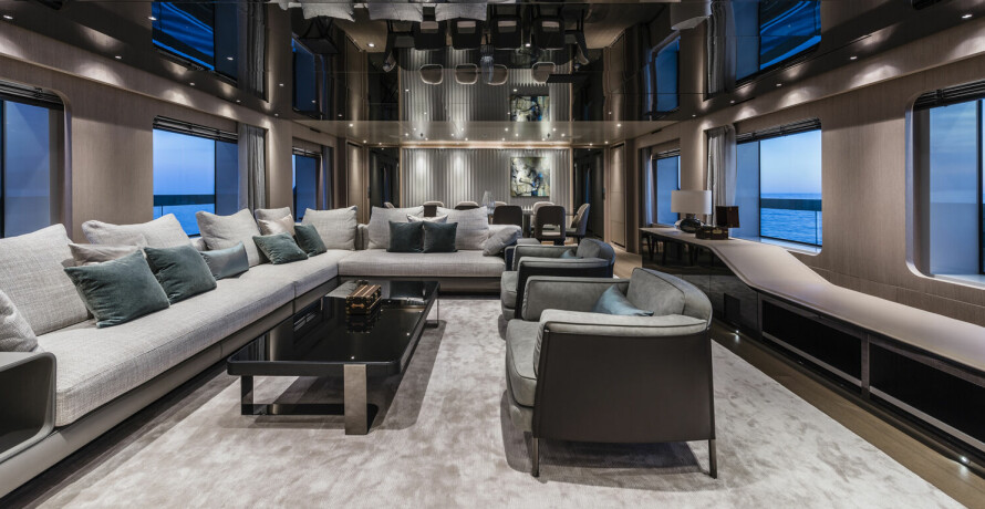 SALONG: Vi tipper de fleste gjerne tar en after dinner drink her inne.