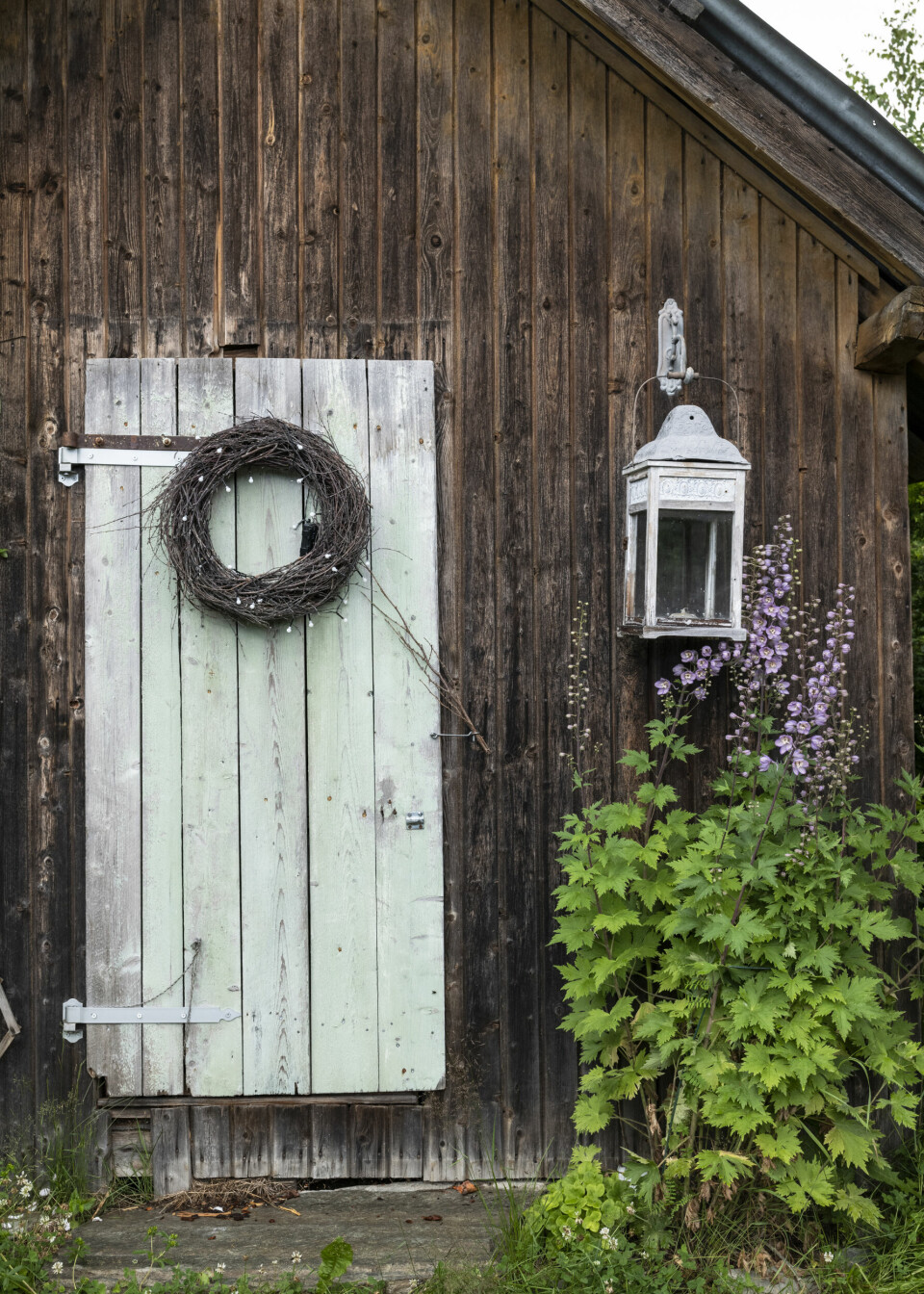 VEDSKJUL: Vedskjulet var en gang andreetasjen på en gammel bolig.