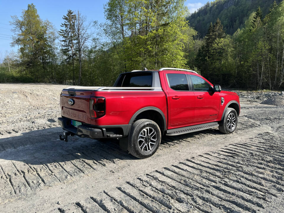 VOLUMSELGER: Det er Wildtrak som dobbeltkabin med toliters diesel med biturbo som etter alle solemerker fortsatt blir volumselgeren. Men er det mulig å få Ranger med V6 turbodiesel.