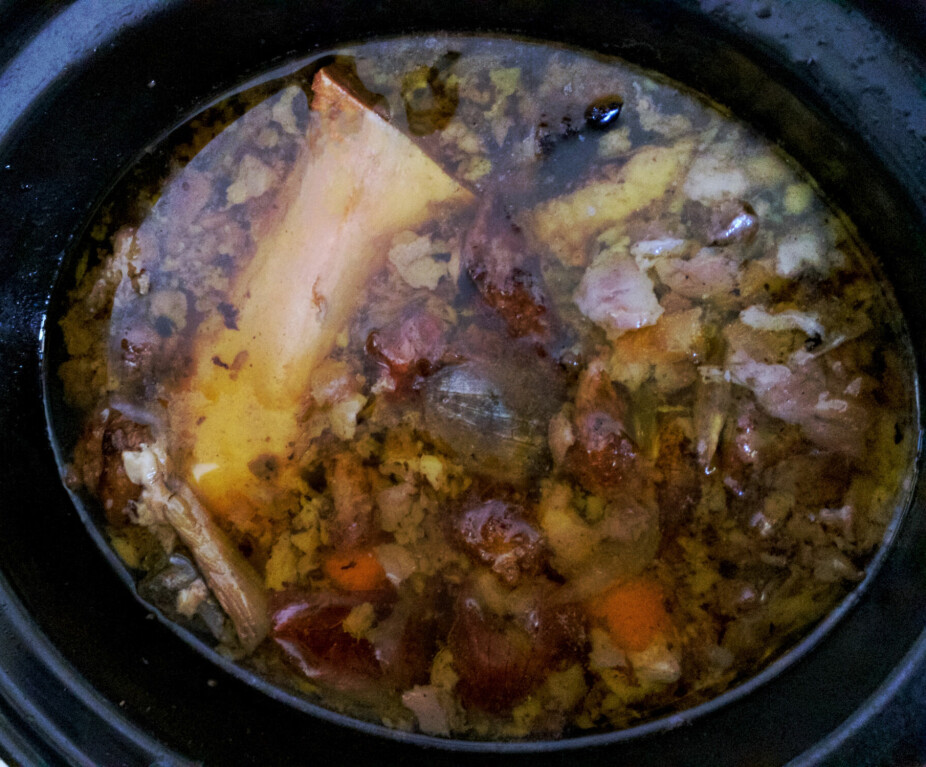 LAGET PÅ KRAFT: Suppe laget på kraft fra kjøtt er mettende.