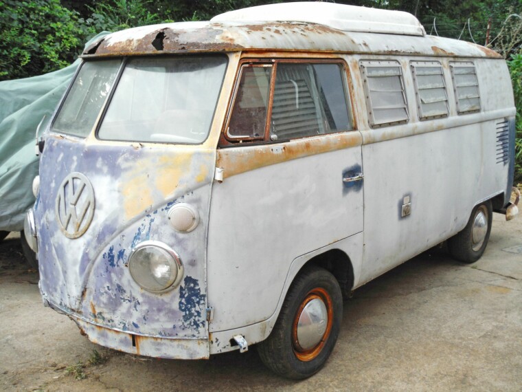 ELENDIG FORFATNING: Bussen fra USA var original, men tilstanden var skral.