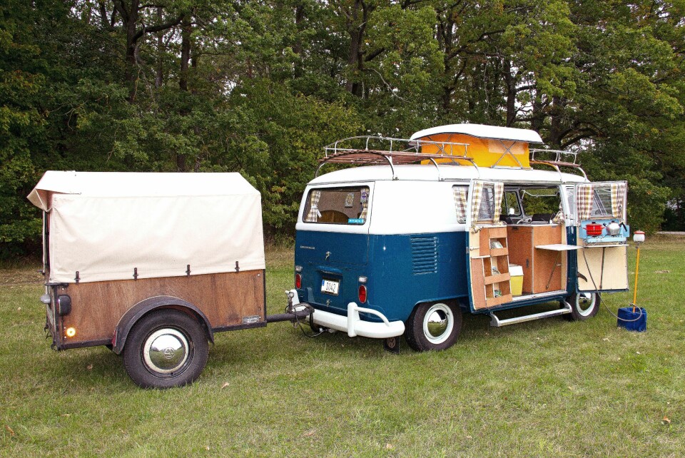 KOMPLETT: Weimar-hengeren – også fra Westfalia – gjør ekvipasjen komplett.