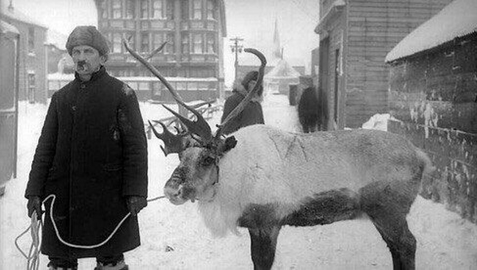 UTVANDRET: Samuel Balto dro til Alaska for å gjete rein i tre år. Han reiste alene, selv om han da var nygift, og vendte aldri tilbake til Karasjok.