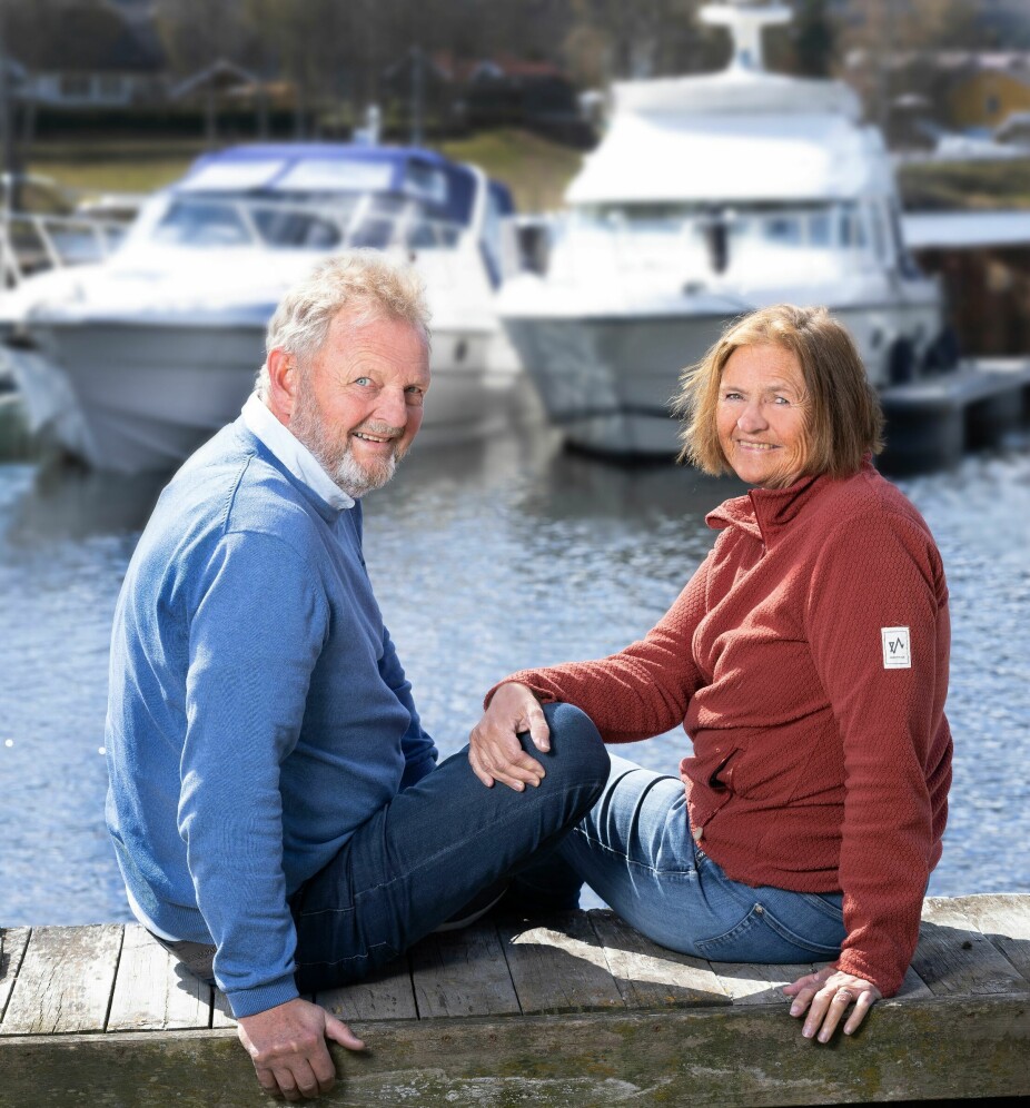 <b>BÅTGLADE:</b> – Vi gleder oss til nok en sommer på Oslofjorden, sier ekteparet Bjørn og Brit Anne Jahnsen.