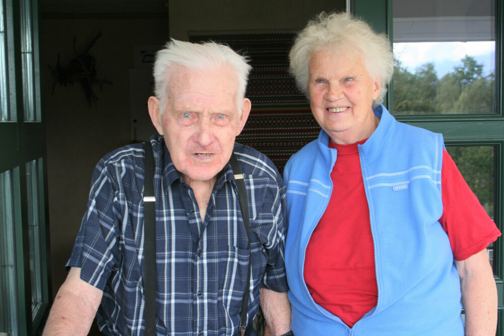 <b>EKTEPAR:</b> Laurits og Solveig holdt sammen til Laurits døde 96 år gammel. De fikk til sammen 13 barn. 