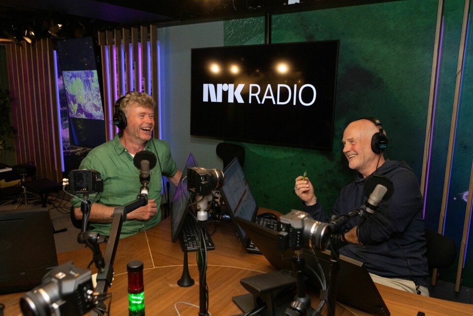 TO GLADGUTTER: De har vært venner i 40 år og jobbet sammen nesten like lenge. Det hele begynte med Hurraguttene, siden ble de NRK-gutter og Reiseradio-gutter.